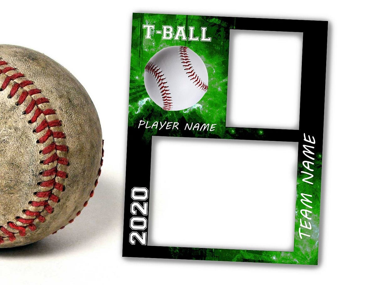 Tee Ball Baseball Sports Memory Mate Tball Template Instant Download 8x10 Photo Photography .PSD ...
