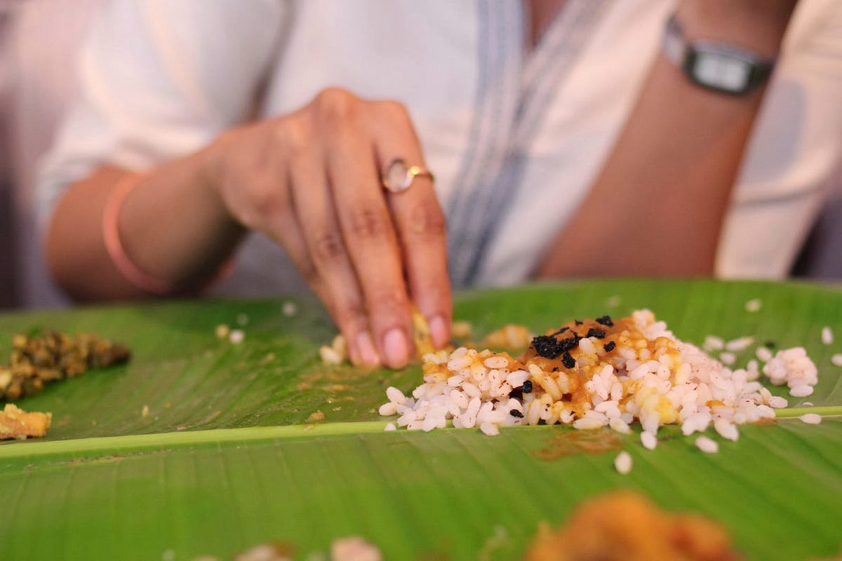Eating with Hands. Why Do Indians Eat With Their Hands? by Ritu Raj Medium