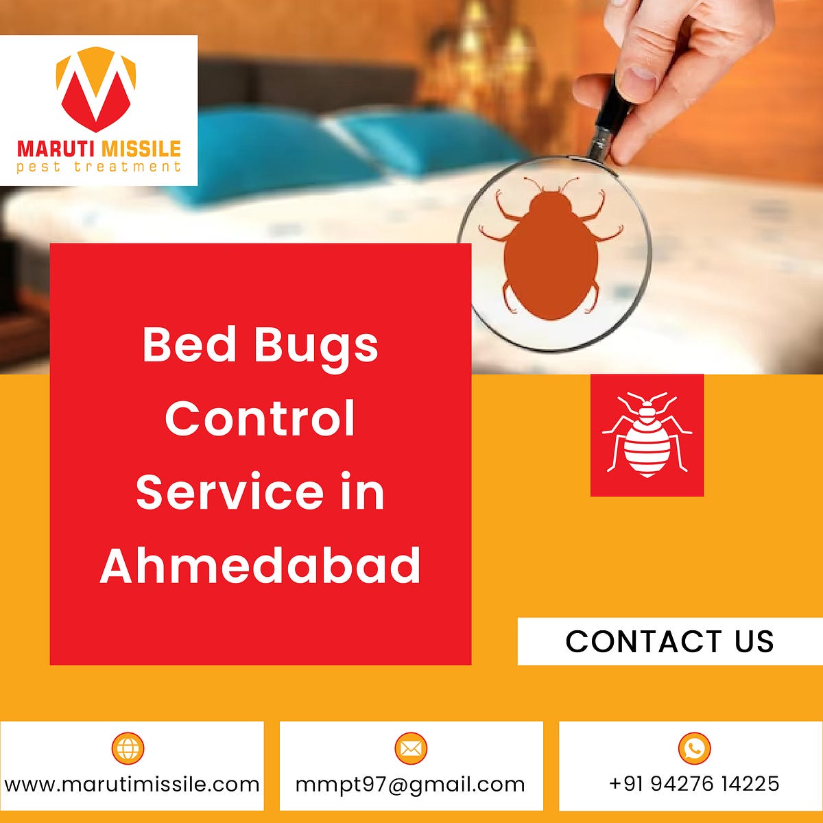 Bed Bug Treatment in Ahmedabad. At Maruti Missile, we understand the