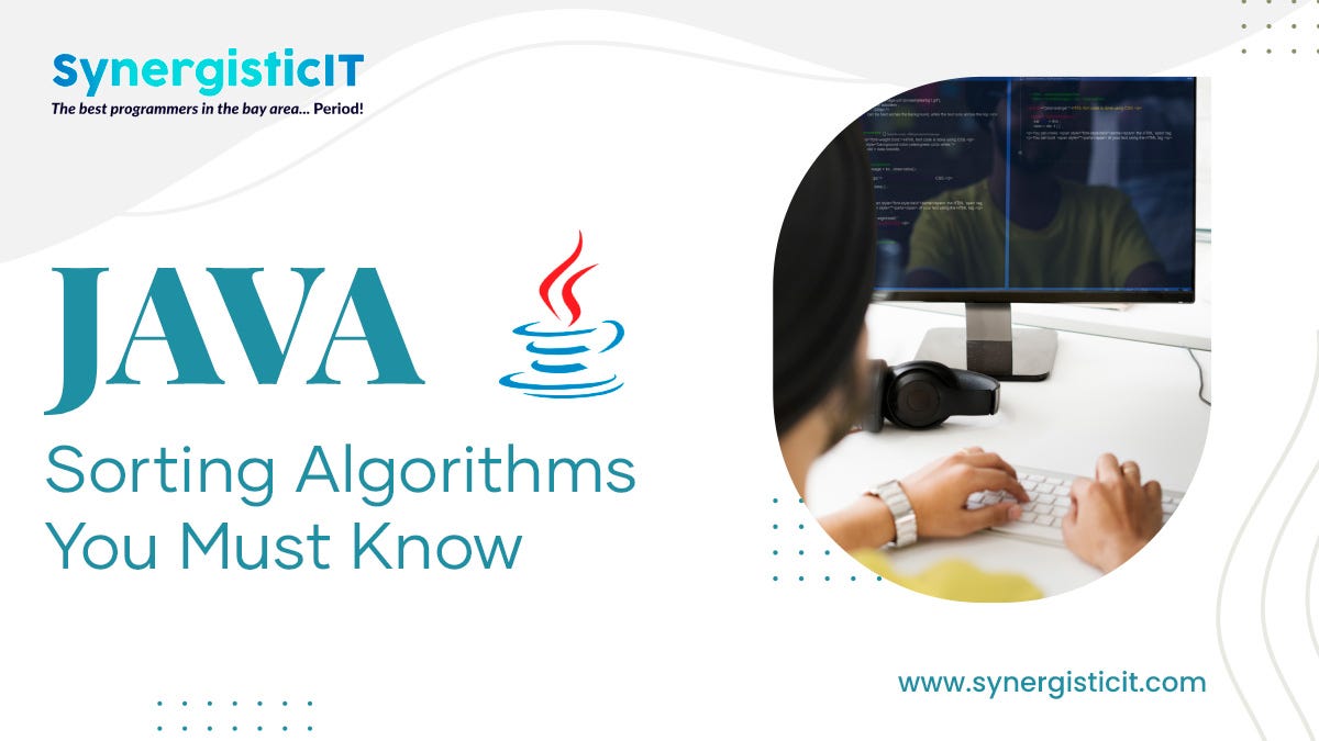 Java Sorting Algorithms You Must Know | By Best Coding Bootcamp | Medium