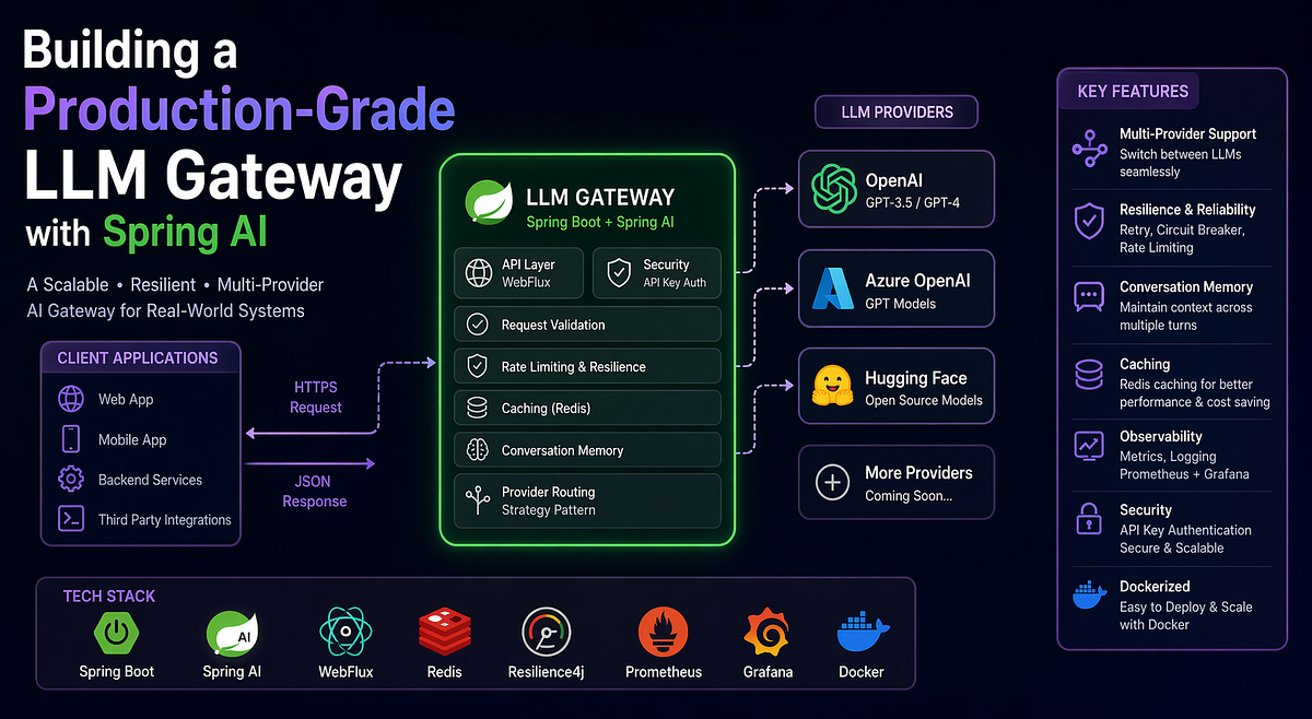 How I Built a Scalable LLM Gateway Using Spring Boot and Spring AI | by ...