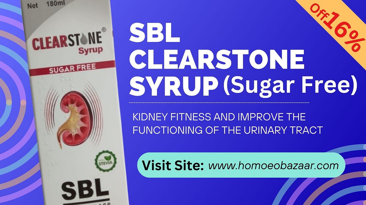 Introduction To SBL Clearstone SugarFree Syrup Homoeobazaar by