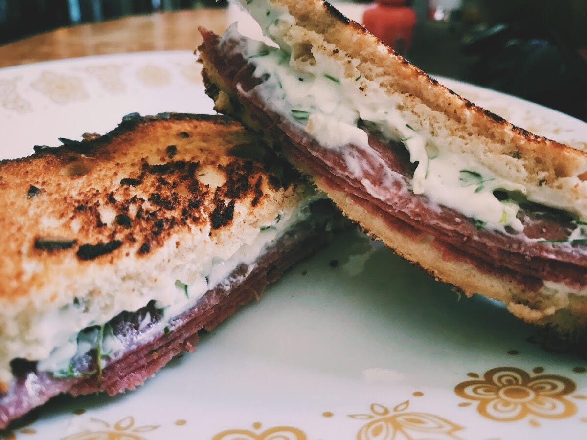 Recipe 69 Grilled Salami Sandwiches by Sarah Charles Cooking With