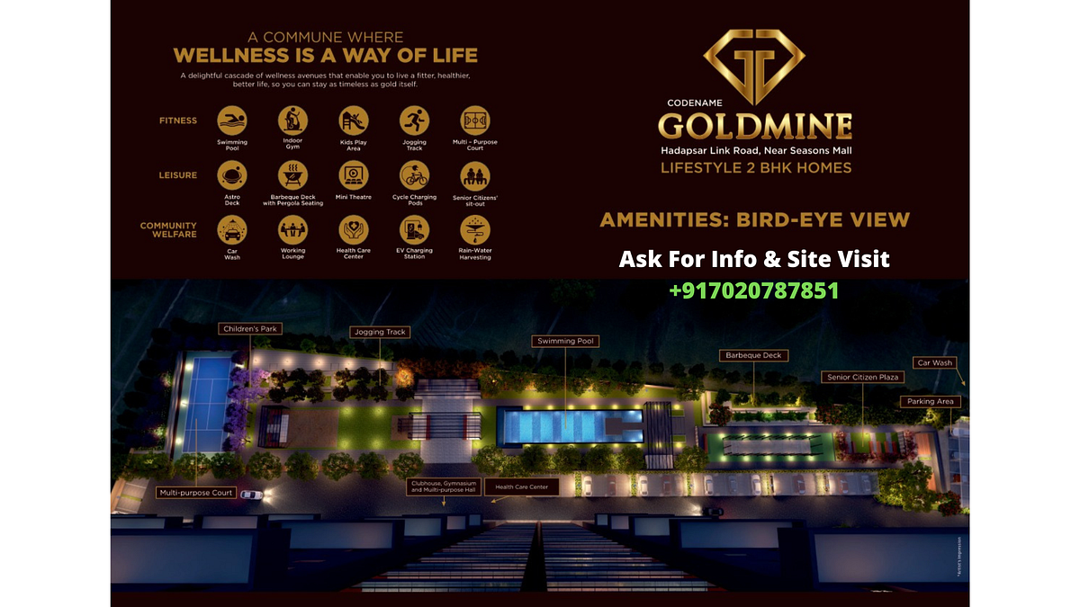 Kumar Codename Goldmine, Mundhwa, Magarpatta Rd. Near Season Mall