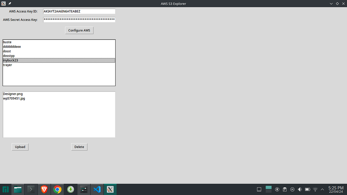 Building an AWS S3 Bucket Manager with Tkinter and Boto3 in Python by