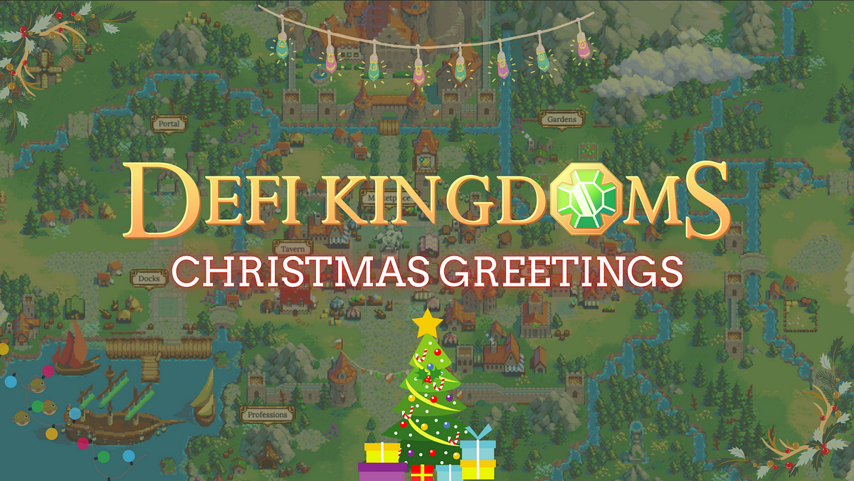 DeFi Kingdoms Christmas Cards Albus Medium