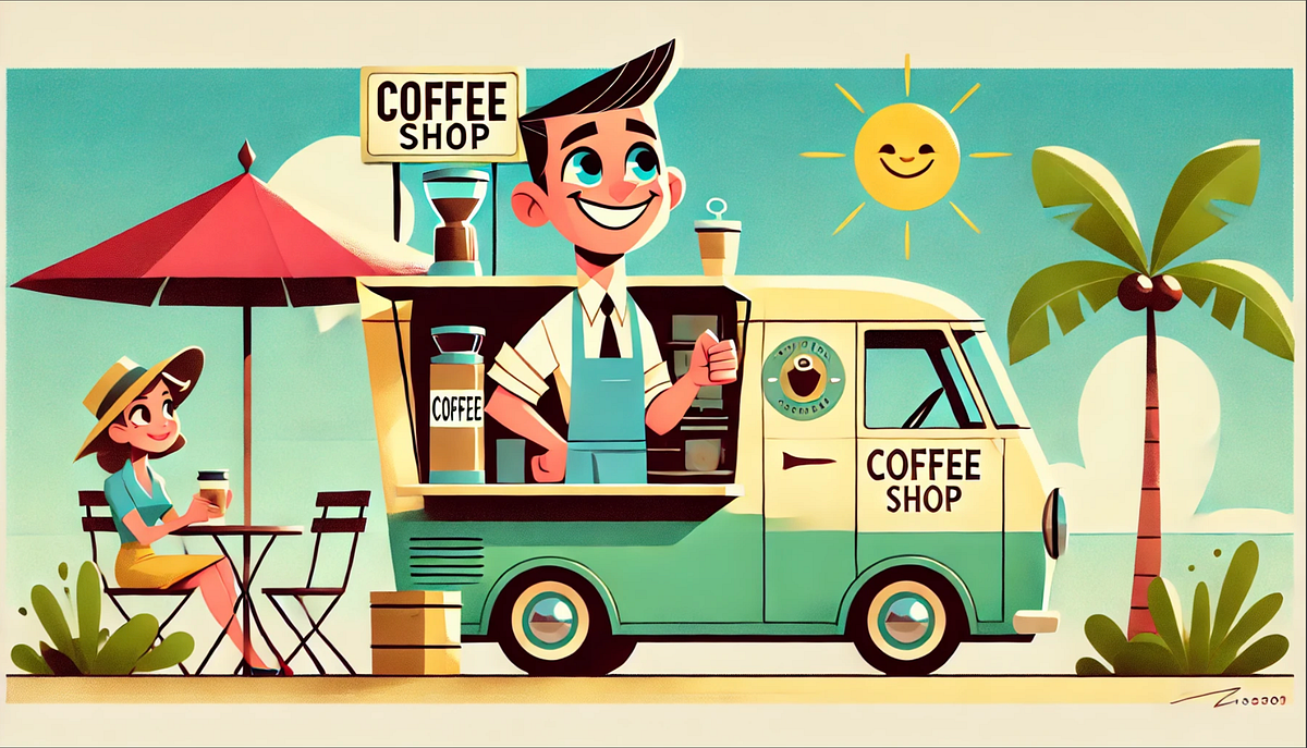 How to Make 500 a Day with One Coffee Machine and a Van by Zahit