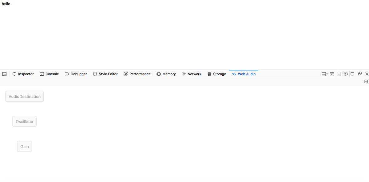 Web Audio Series, Part 1: Working with the Web Audio API: Debugging ...