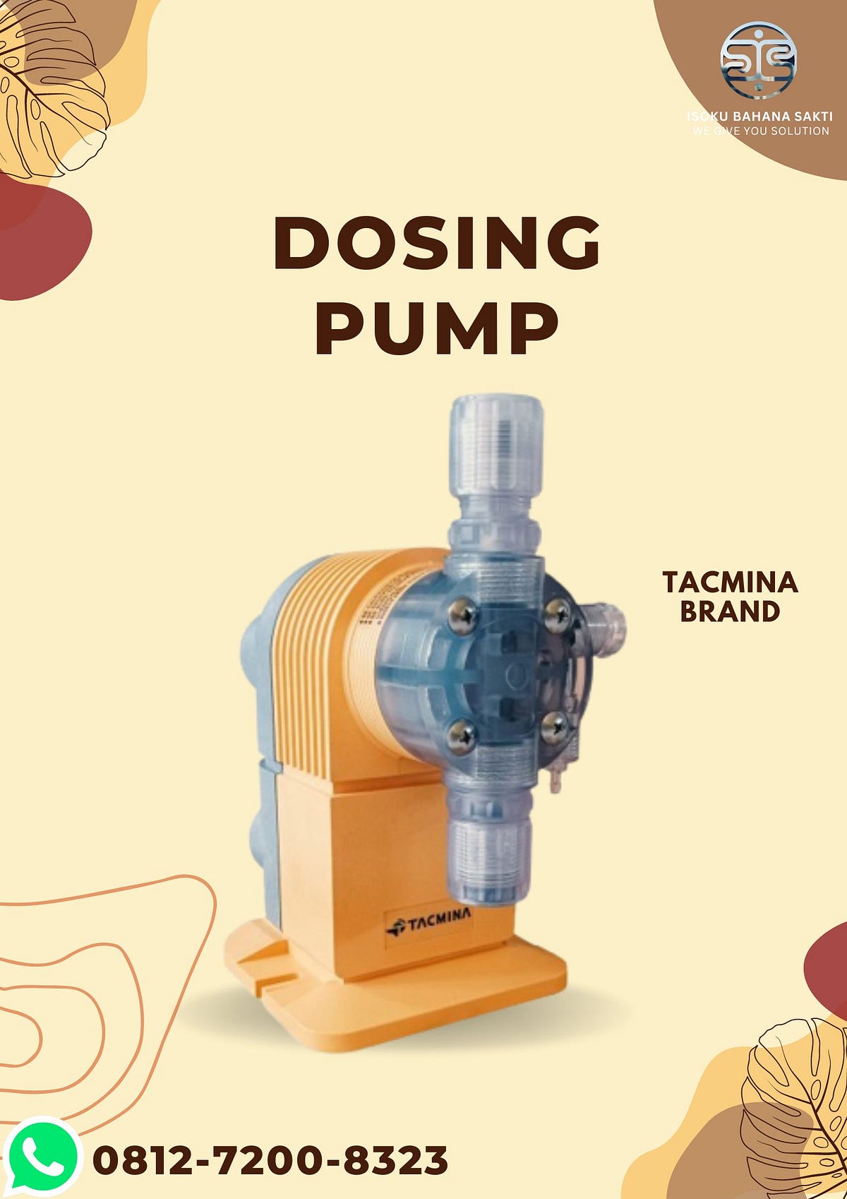 Dosing pump efficiency hub 081272008323 Rafly Isoku Medium