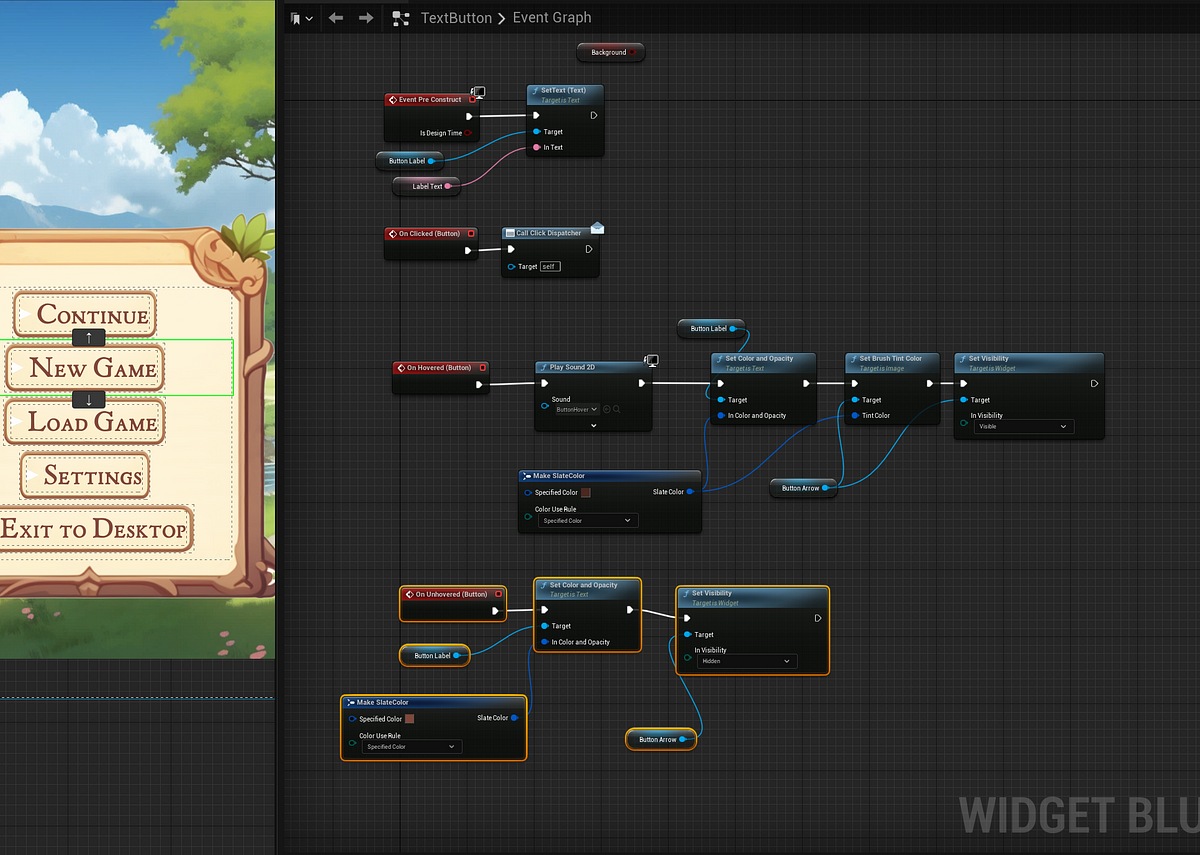 Creating A Simple Reusable Button Widget With Unreal Engine Blueprints Creating A Simple Reusable Button Widget With Unreal Engine Blueprints