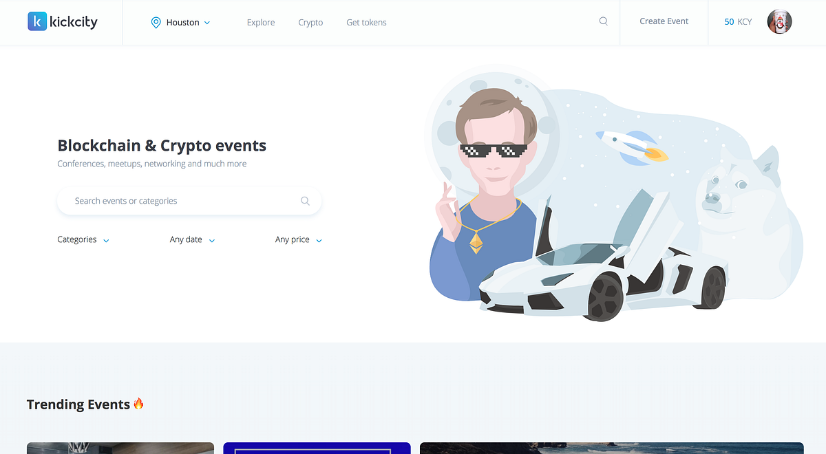 The Future of blockchain and Crypto Events | by KickCity.io | Medium