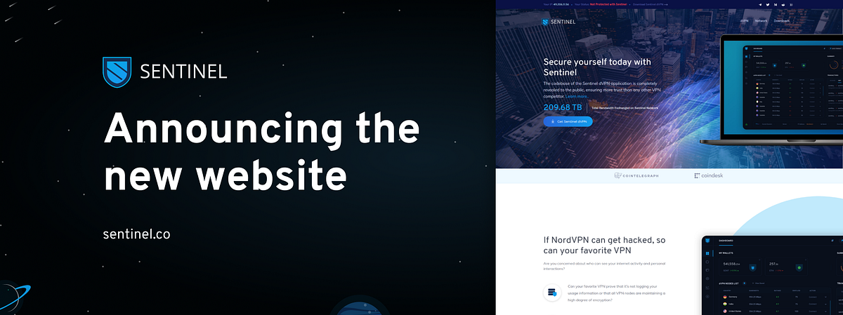 Launch of Sentinel’s New Website at Sentinel.co | by Sentinel ...