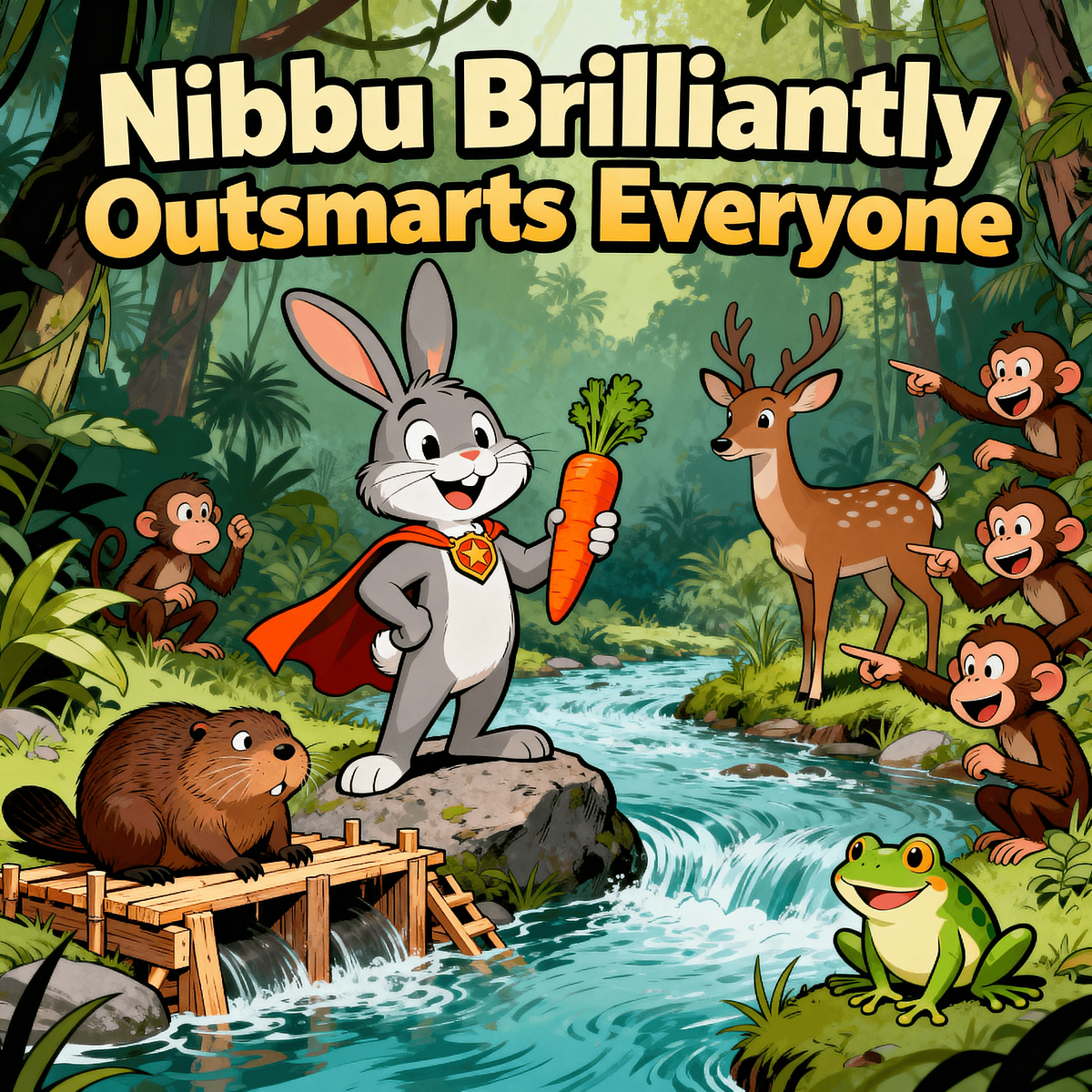 Nibbu Brilliantly Outsmarts Everyone in Jungle Fun | The Rabbit Note