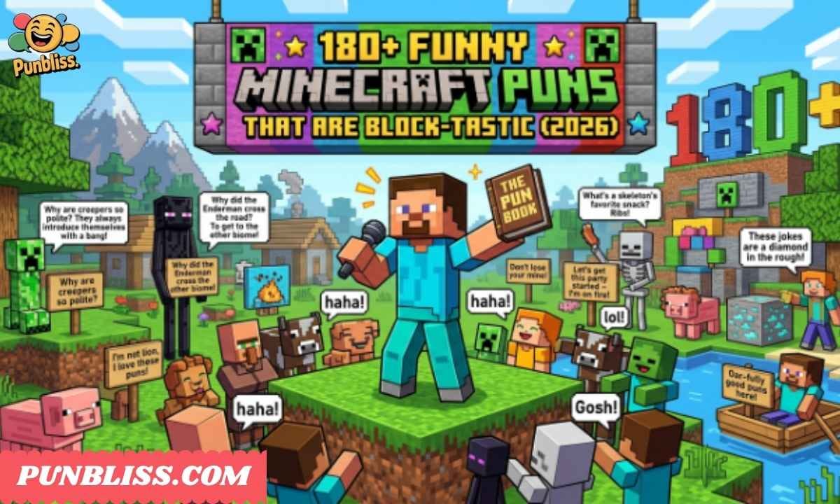 180+ Funny Minecraft Puns That Are Block-tastic (2026)