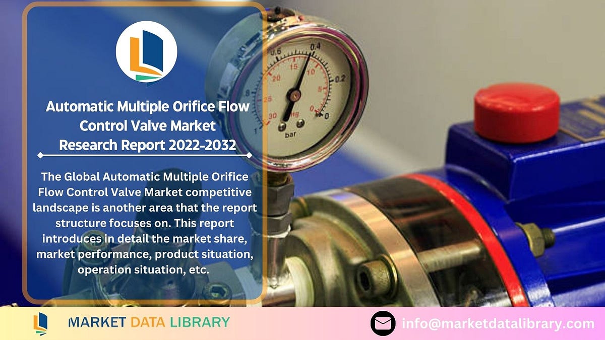 “Automatic Multiple Orifice Flow Control Valve Market” Anticipating