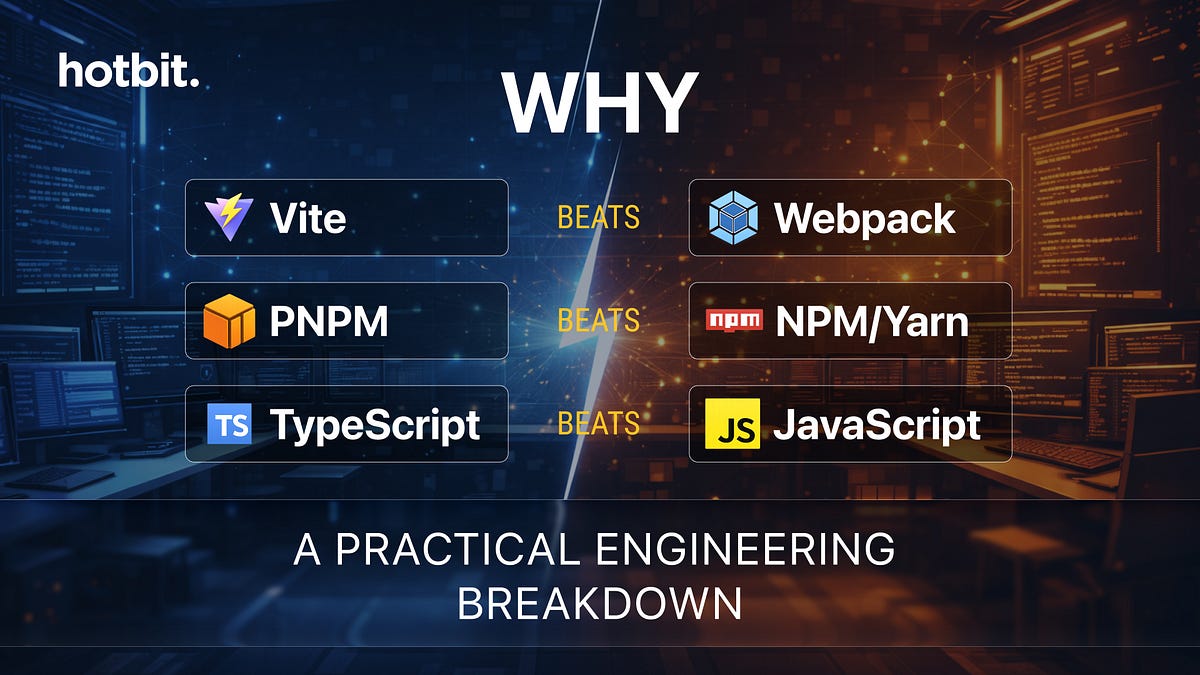 Why Vite Beats Webpack, PNPM Beats NPM/Yarn, and TypeScript Beats ...