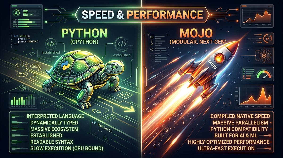 Mojo 🔥 vs. Python 🐍: Is This the Future of AI Programming? | by Kaveesh ...
