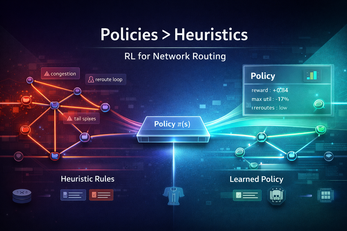 When RL Beats Routing Heuristics. How reinforcement learning turns ...