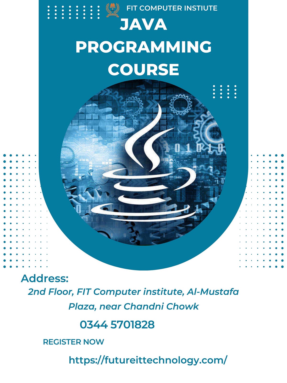 Java Programming Course Form FIT Computer Institute Rawalpindi ...