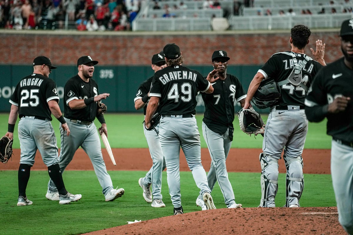 Gregory Santos of the Chicago White Sox celebrates the final out