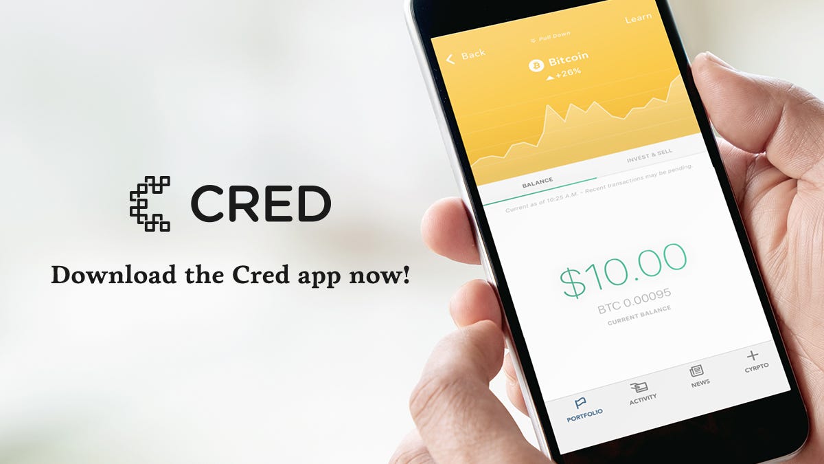 Cred — The most simple crypto investing app — Period! | by Jamie Boyer |  AcreApp | Medium