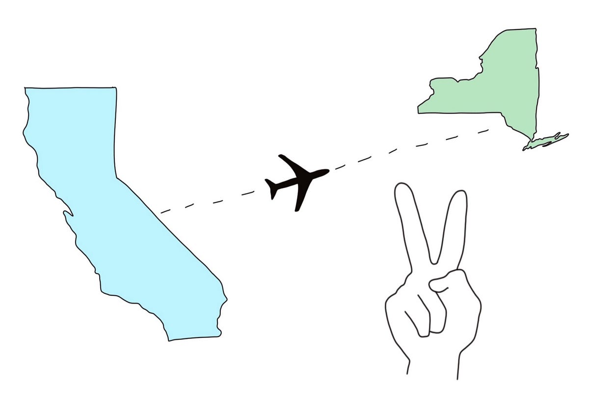 Ten Hella Chill Tips for Californians Moving to the Big Apple