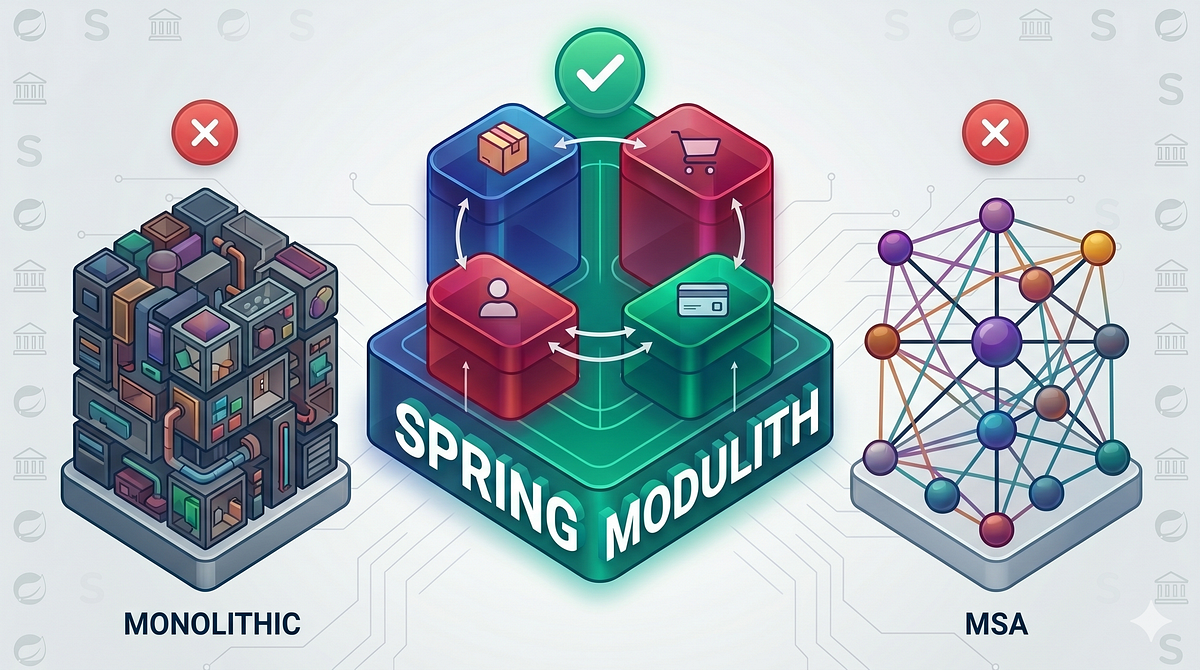 MSA도, 모놀리스도 아닌 제3의 선택 — Spring Modulith 섬네일
