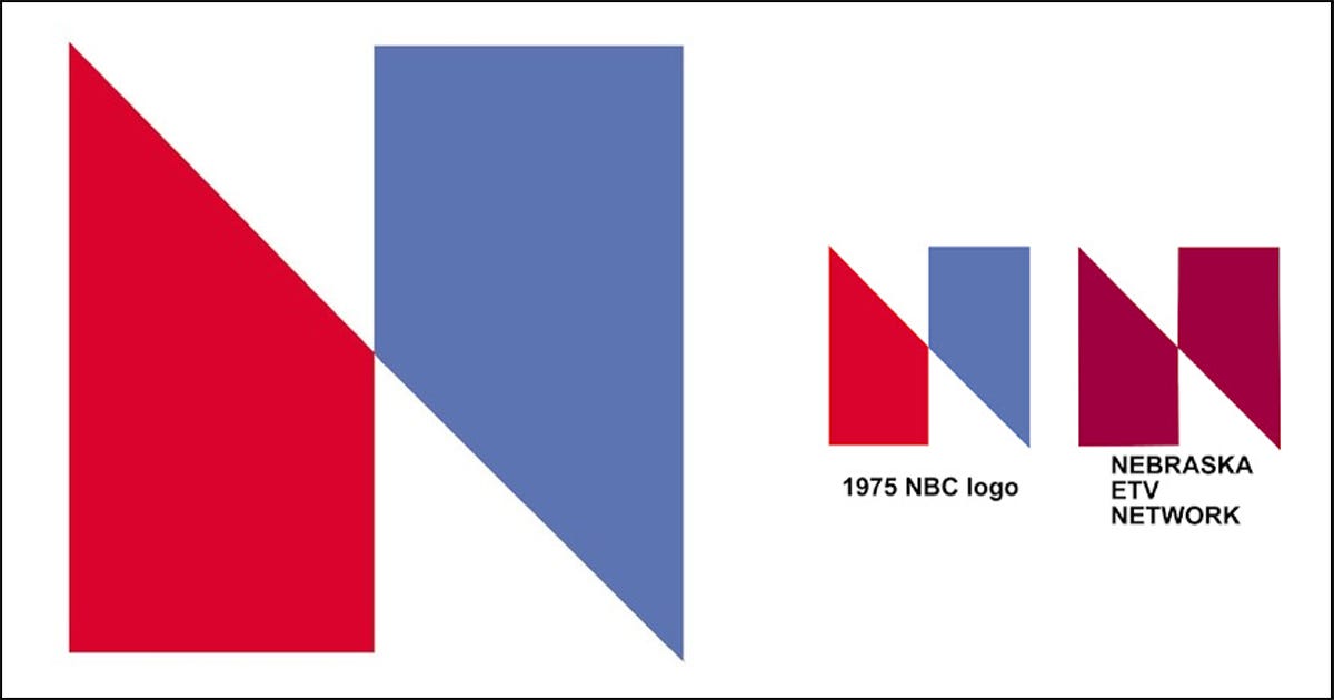 In February 1976, Nebraska ETV (now Nebraska Public Media), the PBS member network for Nebraska, filed a trademark infringement lawsuit against NBC alleging that the new “N” logo was virtually identical to a logo Nebraska ETV had adopted in June 1975. NBC and Nebraska ETV reached an out-of-court settlement under which NBC provided Nebraska ETV with more than $800,000 worth of new broadcasting equipment, including a color mobile unit, and an additional $55,000 to cover the cost of designing and implementing a new logo. In return, NBC was permitted to continue using its “N” logo.