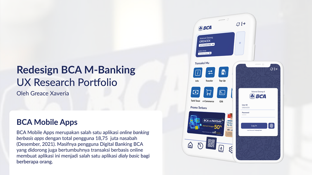 Redesign BCA M-Banking -UX Research Portfolio | by Greace Xaveria | Medium