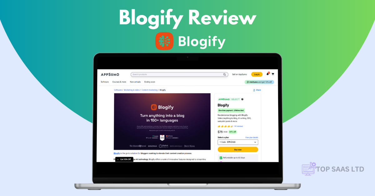 Blogify Review: Automate and Elevate Your Blogging Game