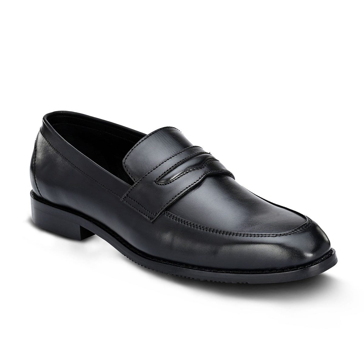 Black Formal Leather Shoes For Men - Tuoiocchi Shoes - Medium