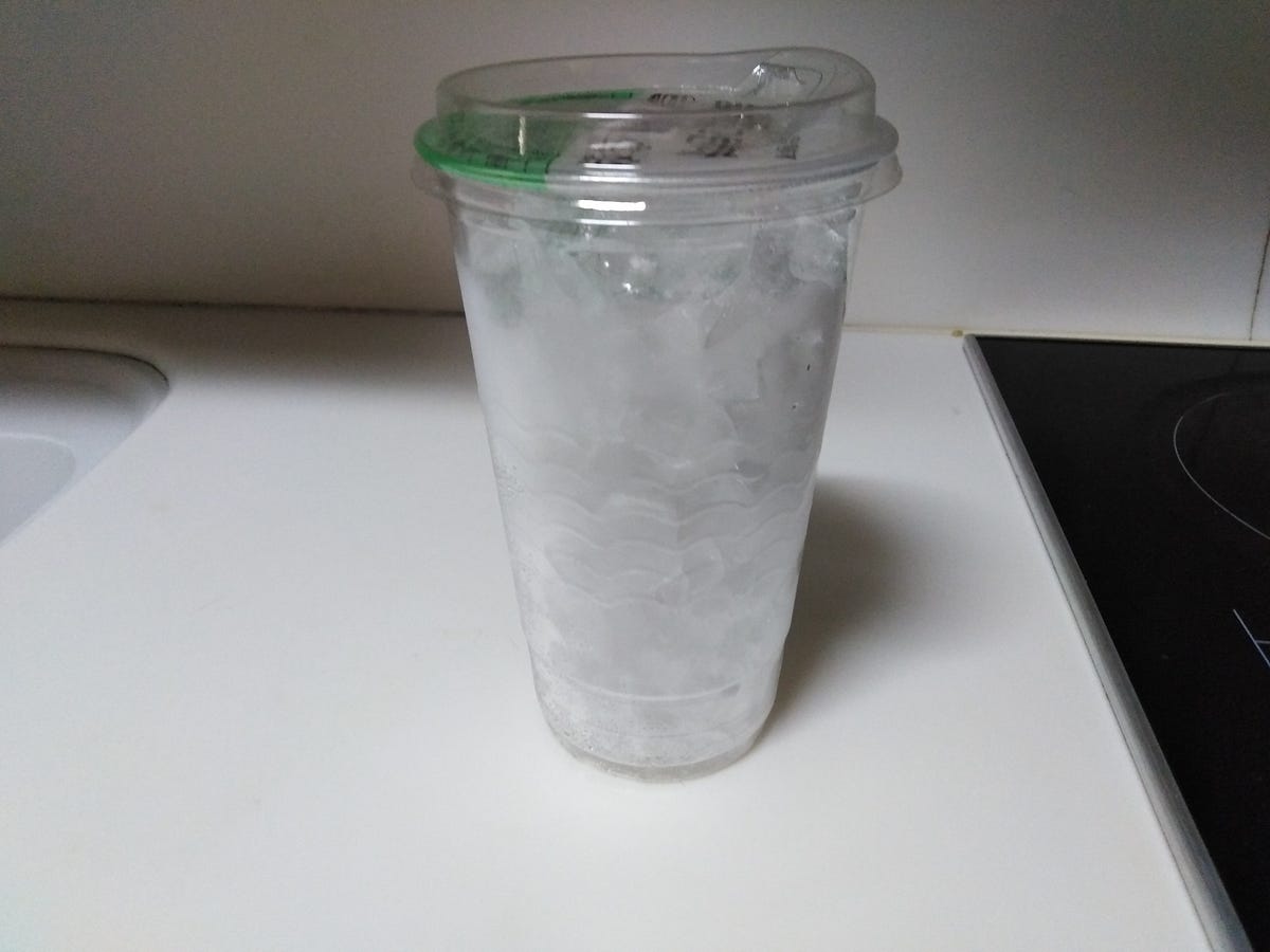 SINGLE-USE, SEALED CUPS - Ice Cube