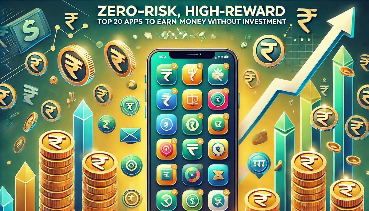 Zero-Risk, High-Reward: Top 20 Apps to Earn Money Without Investment in ...