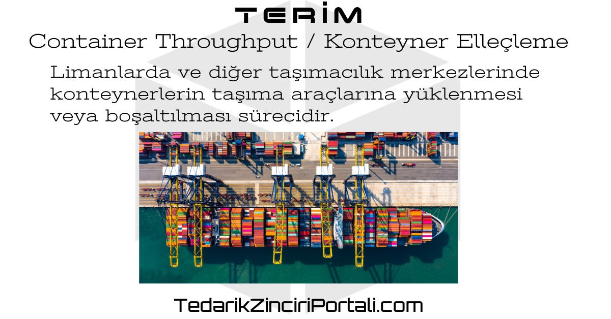 Container Throughput / Konteyner Elleçleme