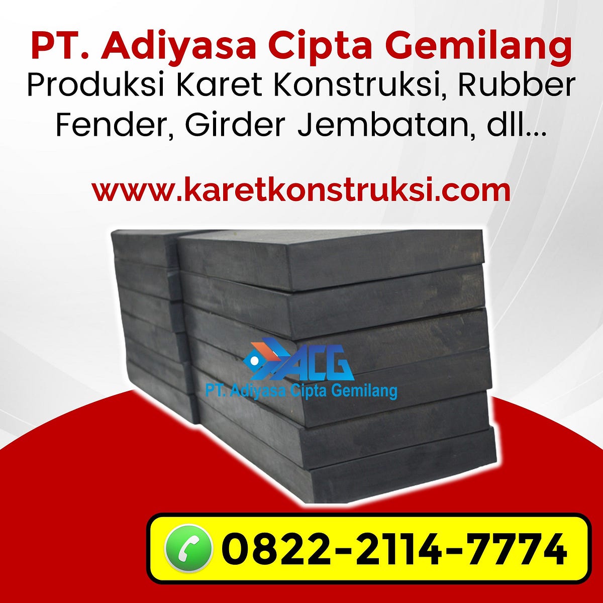 Supplier Karet Bumper Loading Dock Surabaya, Call 081334138384 by