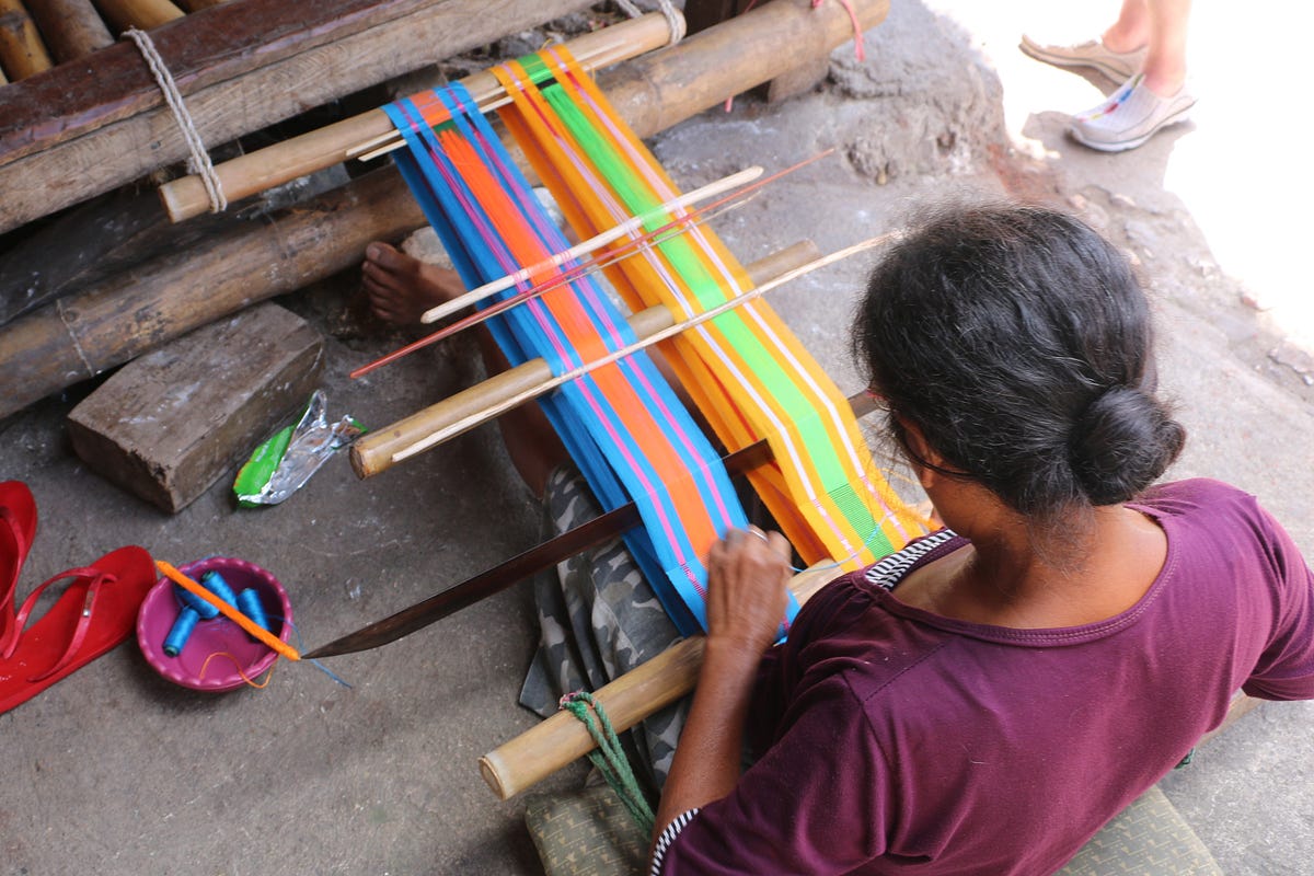 Fabrics Imbued with Femininity. West Sumba Regency, Sumba Island, East ...