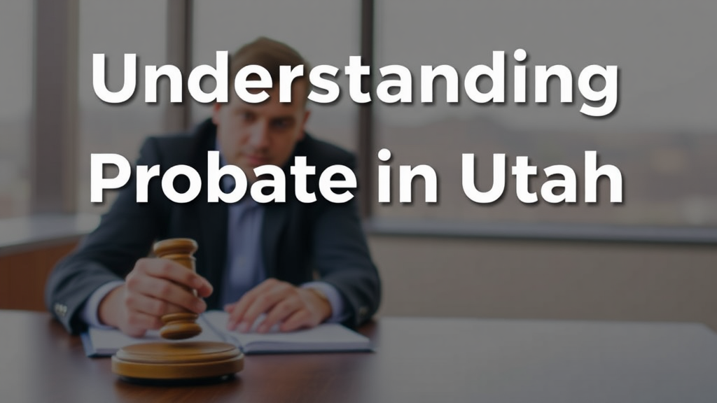 Understanding Probate In Utah — Jeremy Eveland Lawyer by Alden mitche