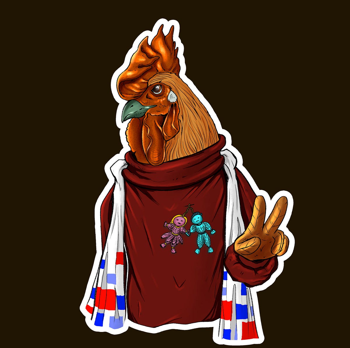 NFT Sticker Book stie goodluckpunk stickers Medium