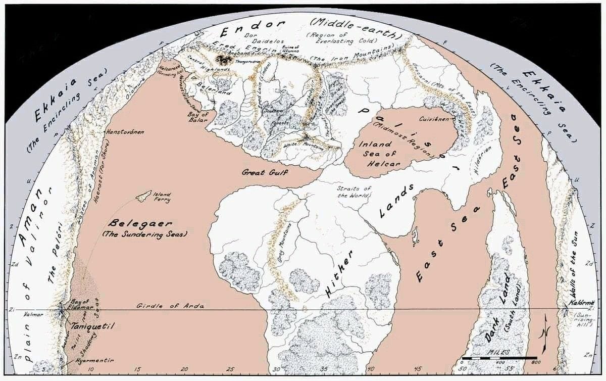 Why is the armies in the wars of Beleriand supposed to be larger than the  armies of the Third Age, although the Third Age Middle-earth is much larger  than the realm of