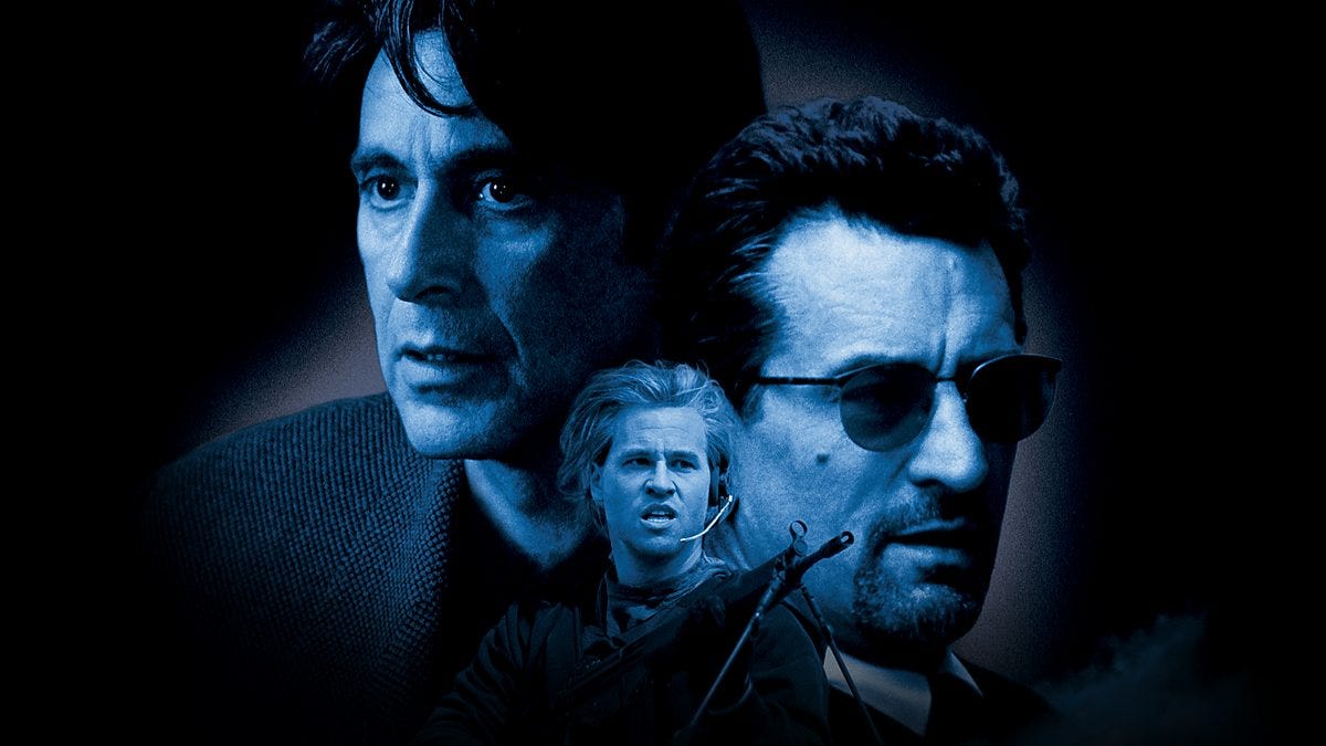 Film Review — Heat. ★★★★★ Pacino and De Niro play yin-yang… | by