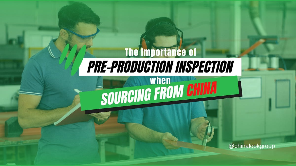 The Importance Of Pre Production Inspections When Manufacturing And