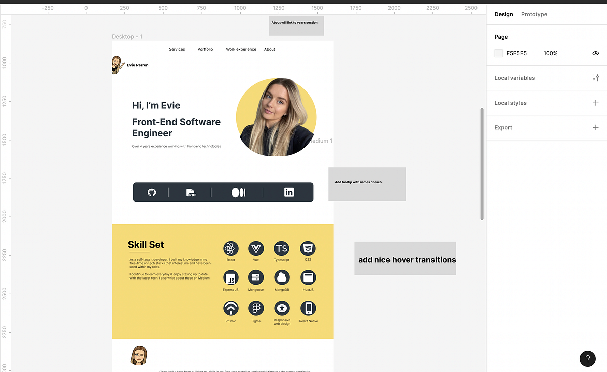 Redesigning my portfolio . I have had a personal website for a… | by ...