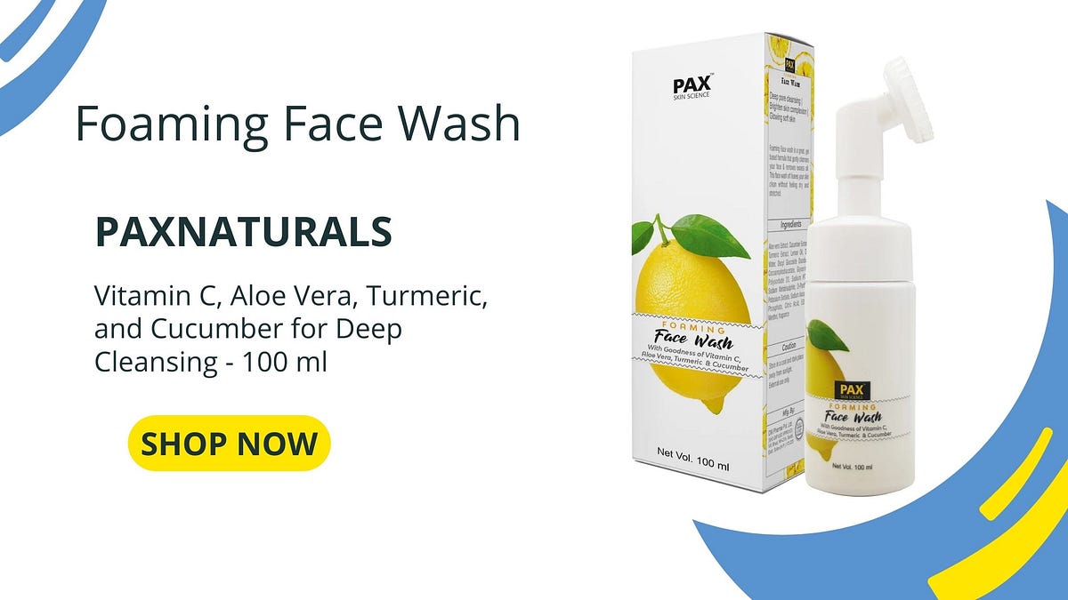 The Best Foaming Face Wash for Men & Women paxnaturals Medium