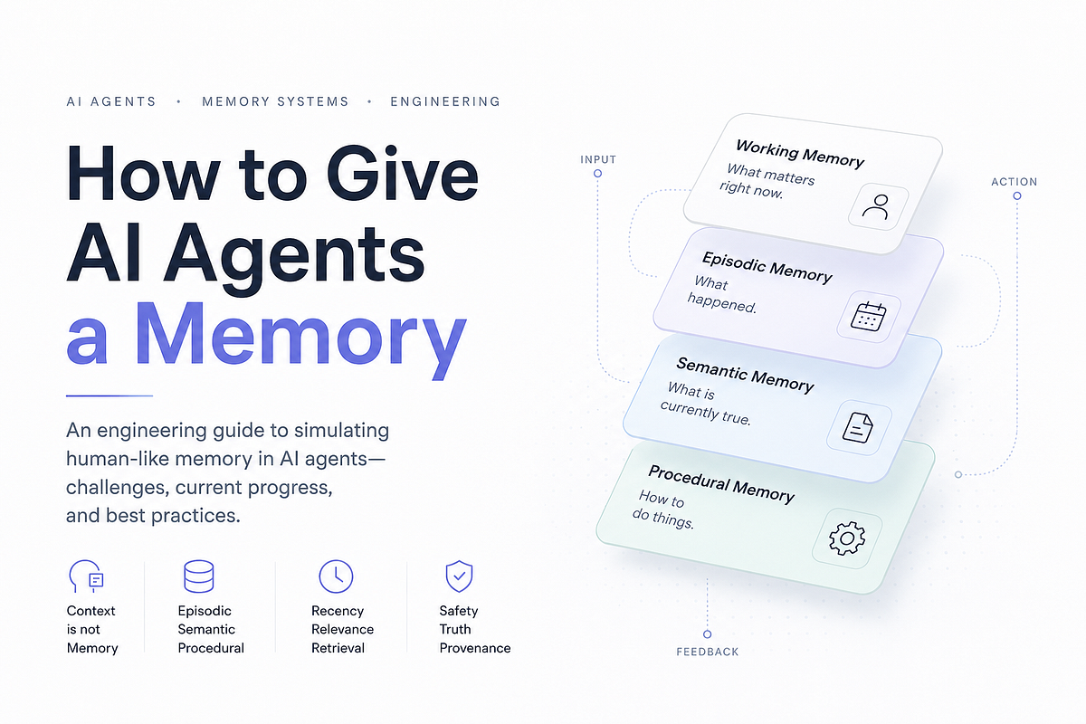 Preview image for How to Give AI Agents a Memory Without Teaching Them to Hallucinate