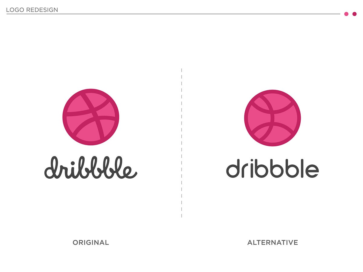 Dribbble Logo Redesign | Design By KP Graphic Lab | Medium