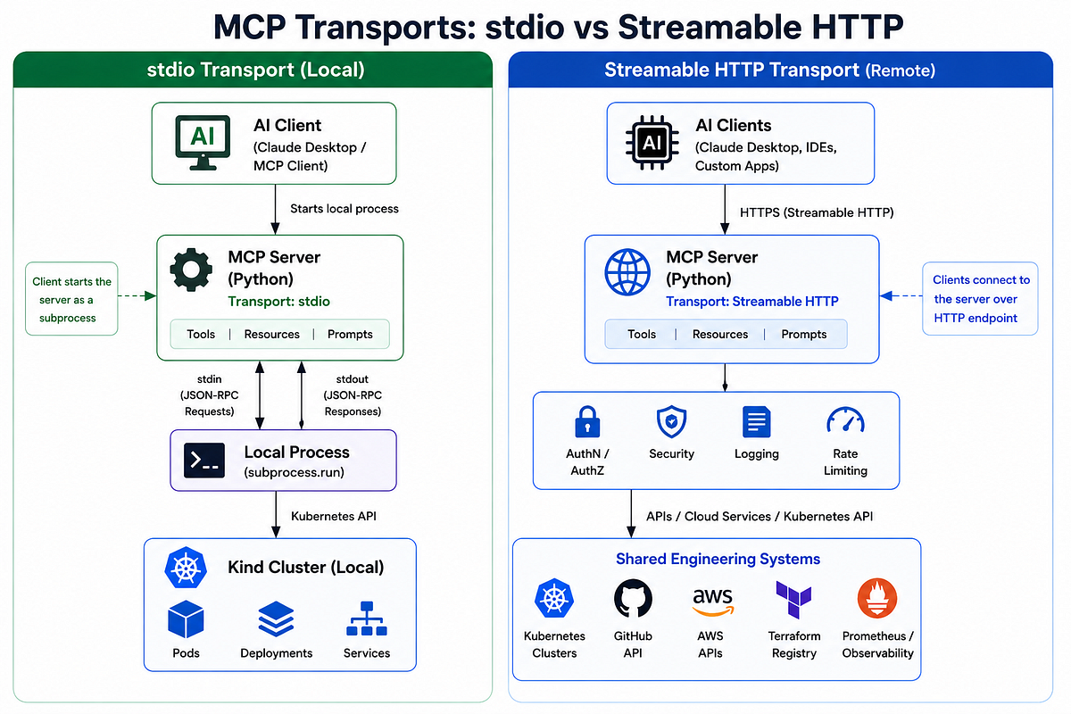 MCP Zero to Hero: stdio vs Streamable HTTP: Which MCP Transport Should You Use?