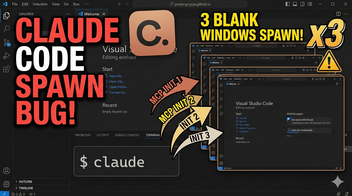 Fix: Claude Code Opens 3 Blank VSCode Windows on Startup | by Luna ...