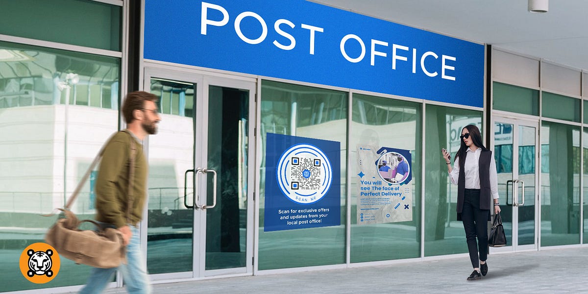 Post Office QR Code Delivering Smart Services by Anastasia Green