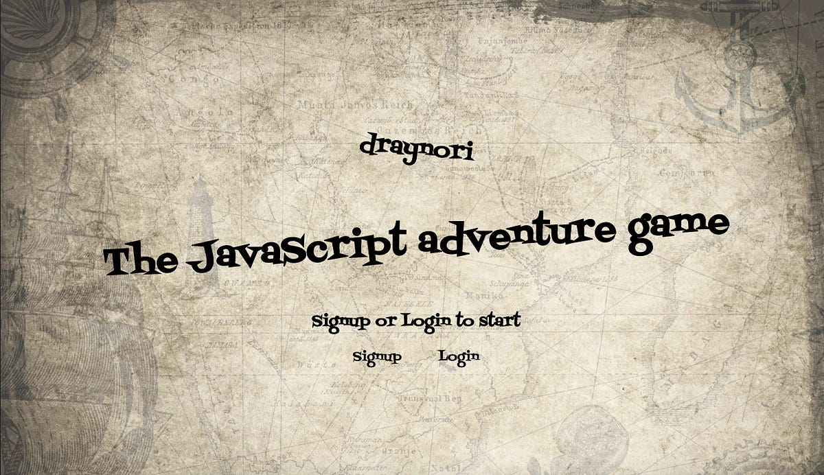 JavaScript Adventure Game. I haven’t been blogging much recently… | by ...