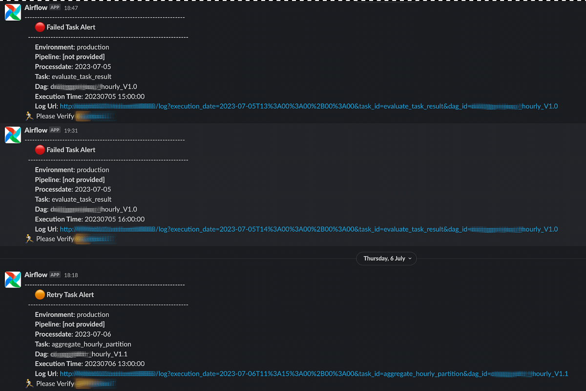 Airflow callbacks to Slack notifications for DAG monitoring and